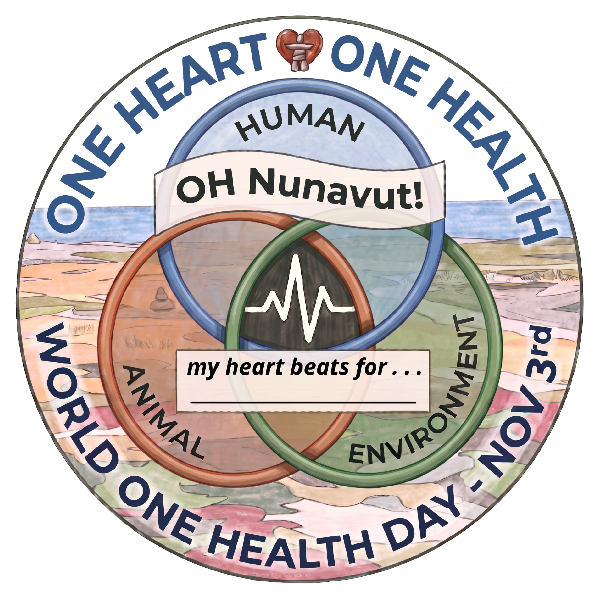 OH Nunavut My Heart Beats For badge preview